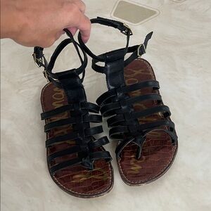 Sam Edelman black gladiator sandals